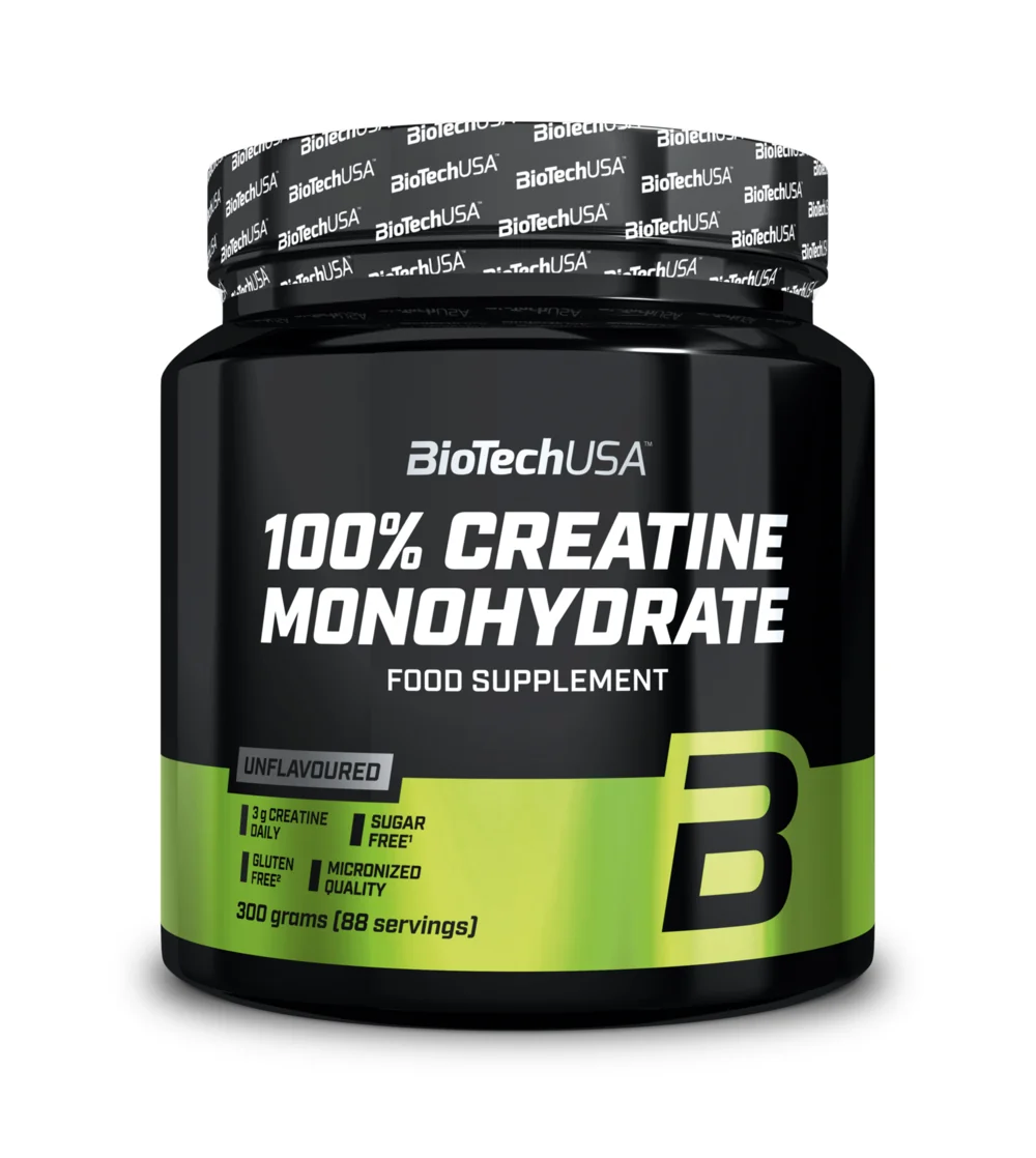 Biotechusa 100% Creatine Monohydrate 300 G Senza Zucchero