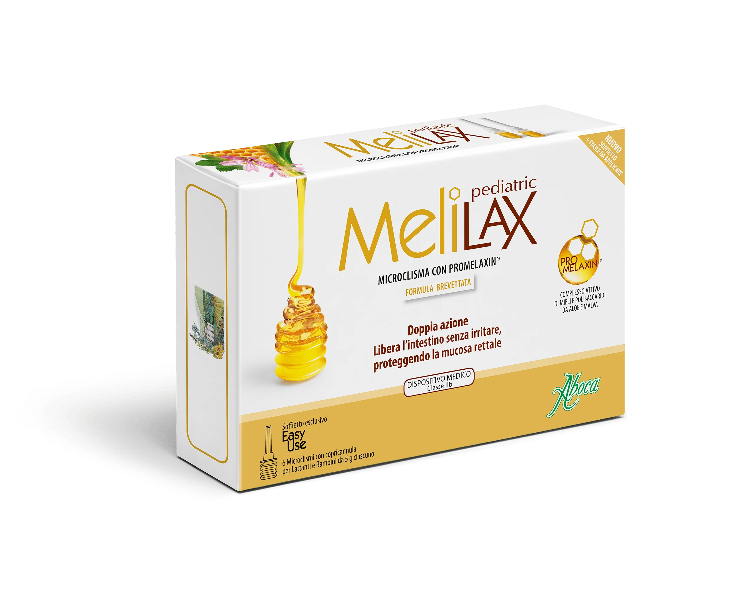 Aboca Melilax Pediatric 6 Microclismi Per Bambini