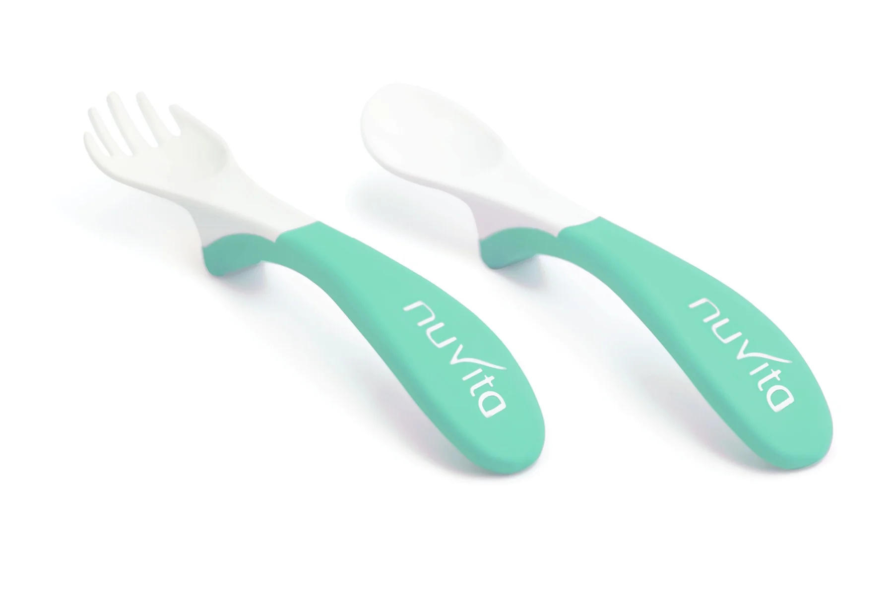Nuvita Set Posate Easyeating - Verde 2 pezzi