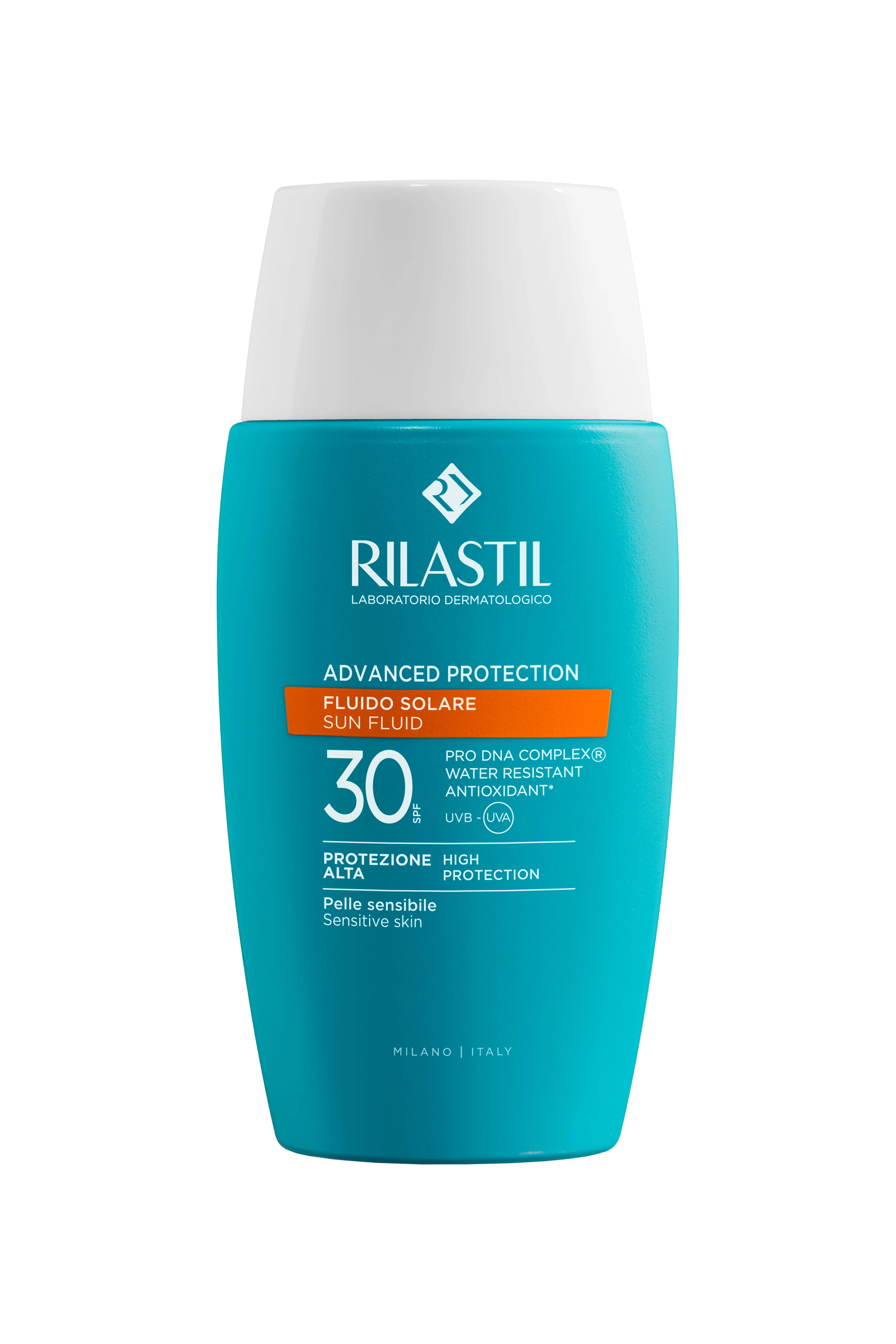 Rilastil Sun Fluid Advanced Protection SPF30 50 ml Fluido Solare Viso