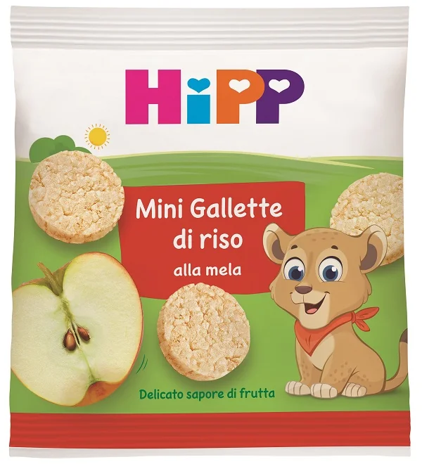 Hipp Mini Gallette Di Riso Alla Mela 30 G