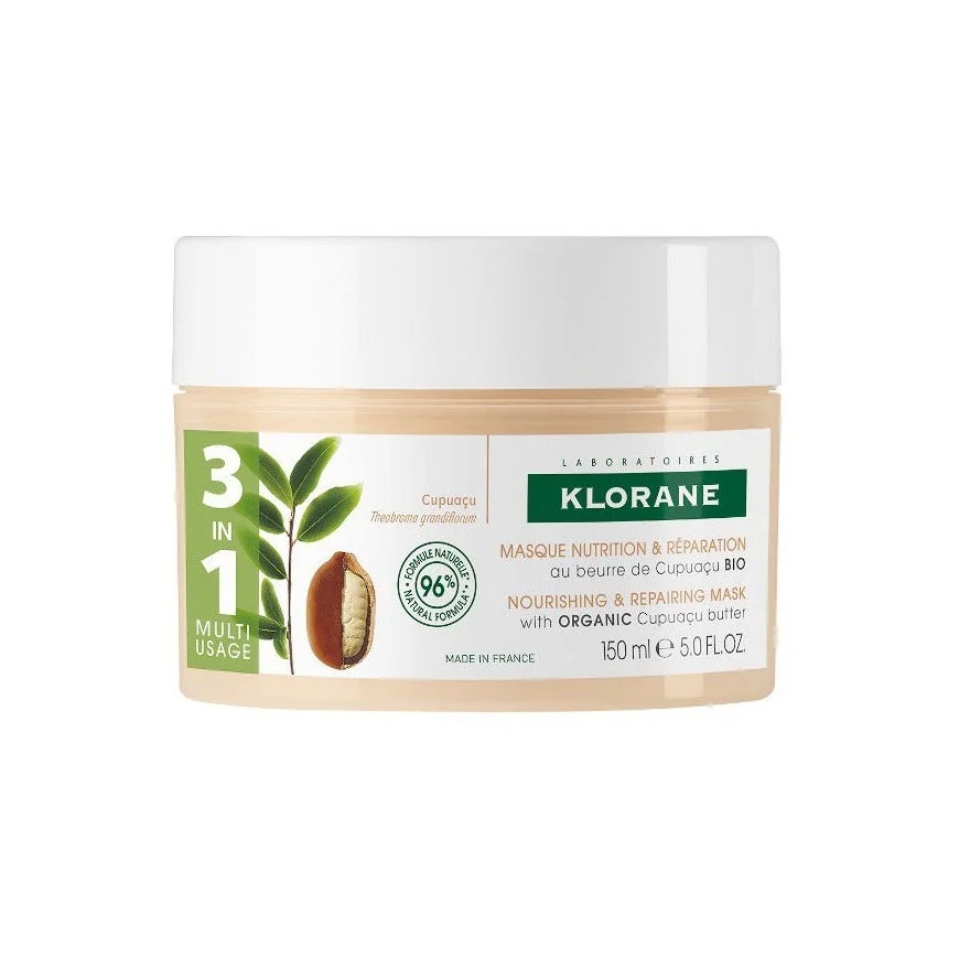 Klorane Maschera al Burro di Cupuacu Bio 150 ml Ristrutturante