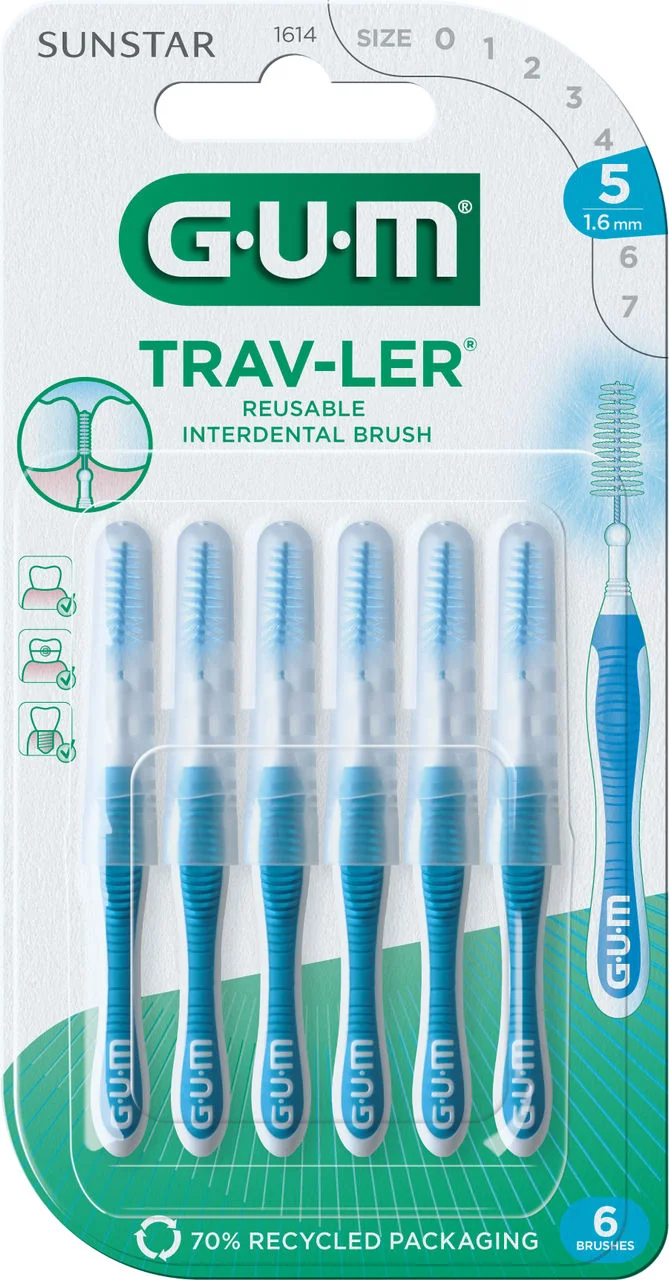 Gum Trav-ler Pro 1614 Scovolini 1.6 mm 4+2 Pezzi