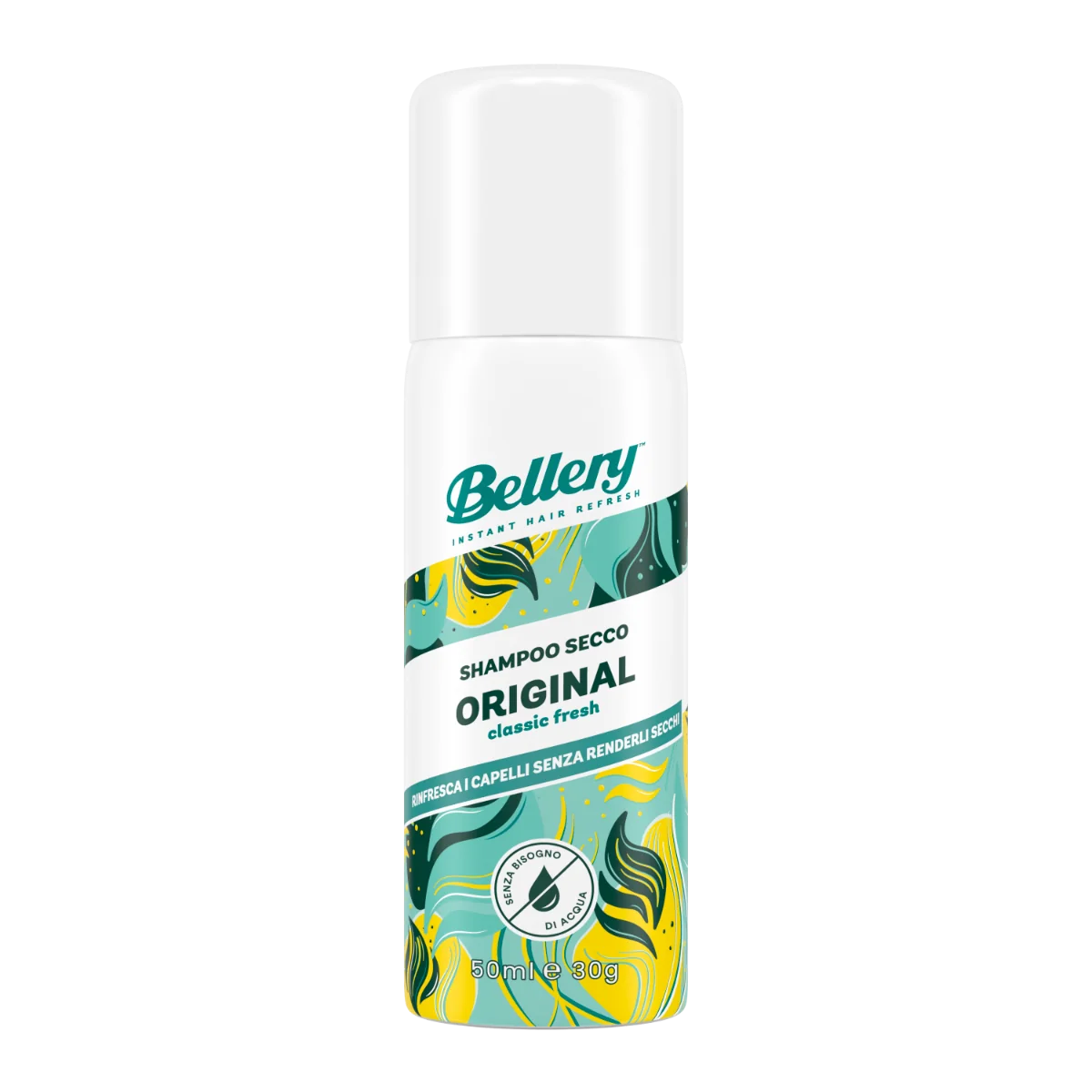 Bellery Original Shampoo Secco 50Ml Rimuove il Sebo