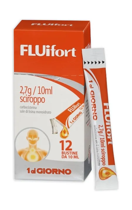FLUIFORT SCIROPPO MUCOLITICO 2,7 G/10 ML 12 BUSTINE