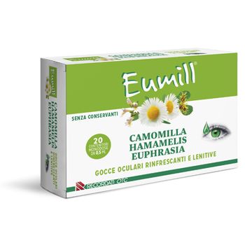 Eumill Collirio Monodose 20 Flaconcini Gocce Oculari Lenitive