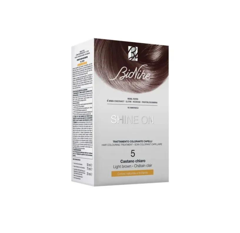 Bionike Shine On 5 Castano Chiaro Trattamento Colorante Capelli