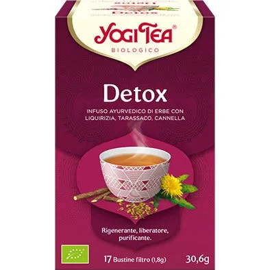 Yogi Tea Detox Bio Infuso di Erbe 17 Bustine