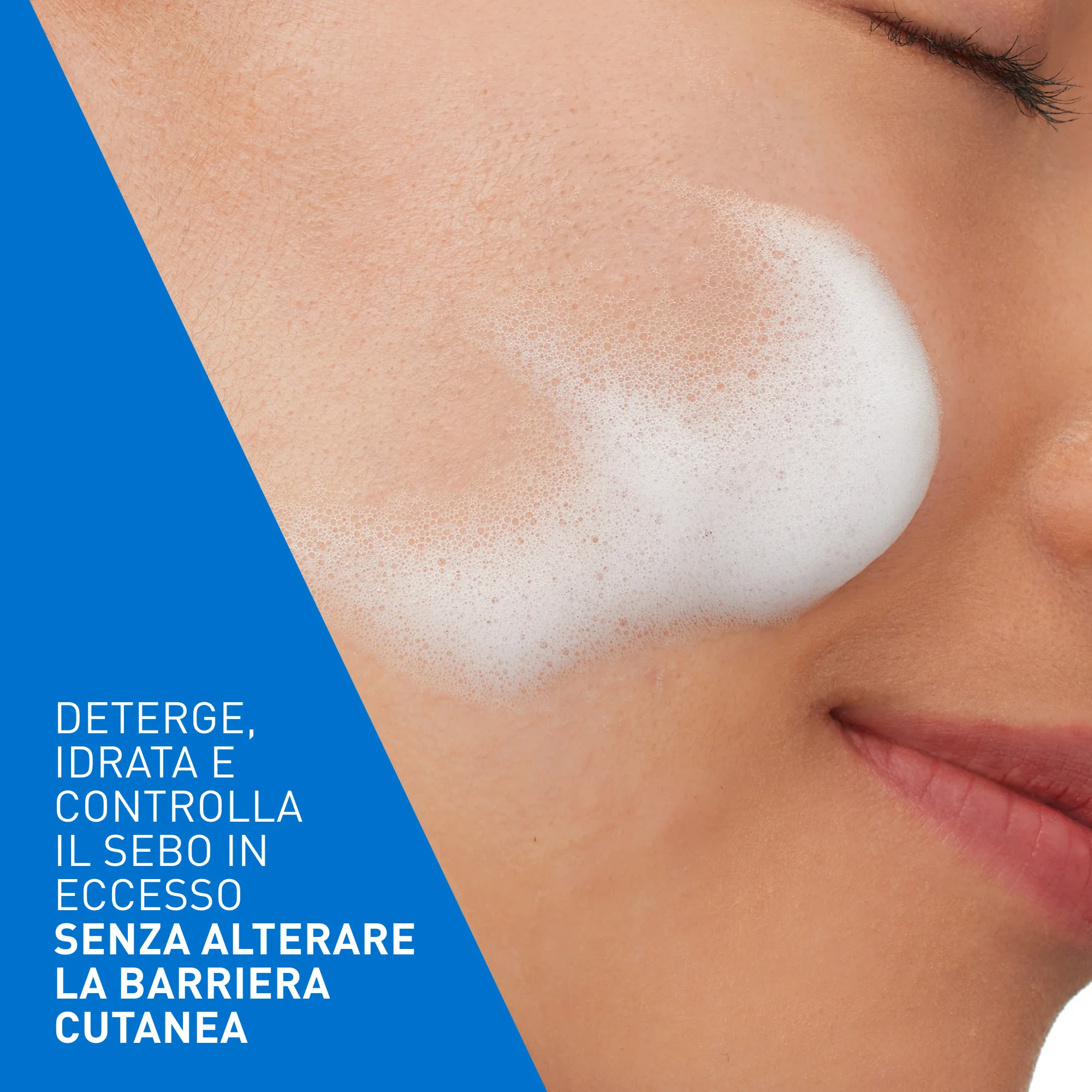 Cerave Detergente Mousse Riequilibrante 148 ml Pelle da Normale a Mista