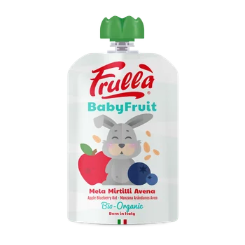 Frulla' Baby Fruit Mela/Mirt Pappa per Bambini