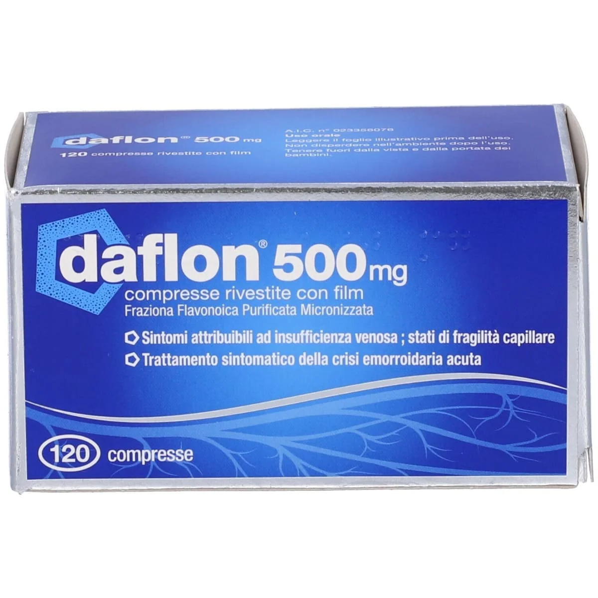 Daflon 500 mg 120 Compresse Flavonoidi Vasoprotettore