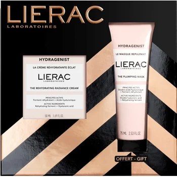 Lierac Set Natale Hydragenist Hydra Crema 50 Ml+ Maschera 75 Ml