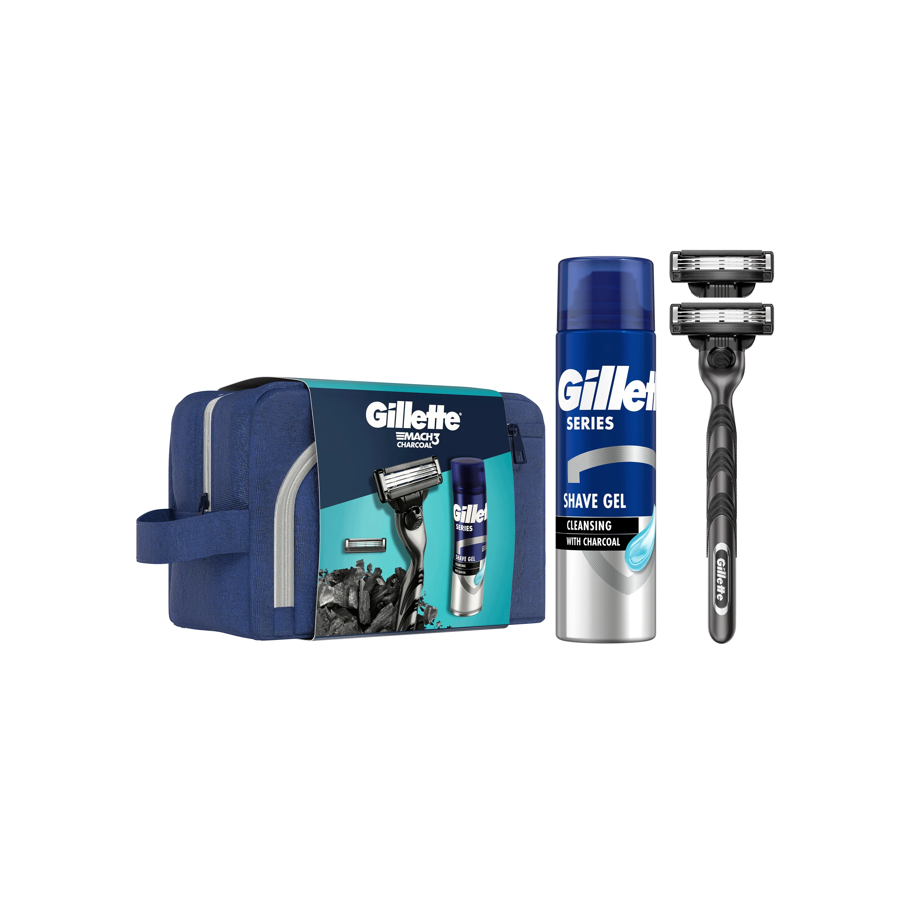 Gillette Gift Set Mach3 Razor Barba Perfetta