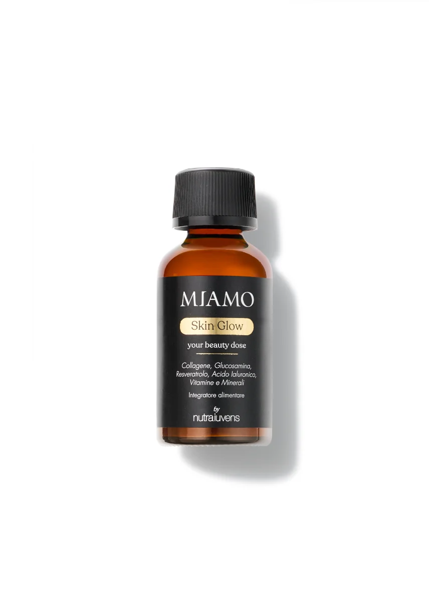 Miamo Nutraiuvens Skin Glow 10 Flaconcini 22 ml Integratore Alimentare a base di Collagene Marino