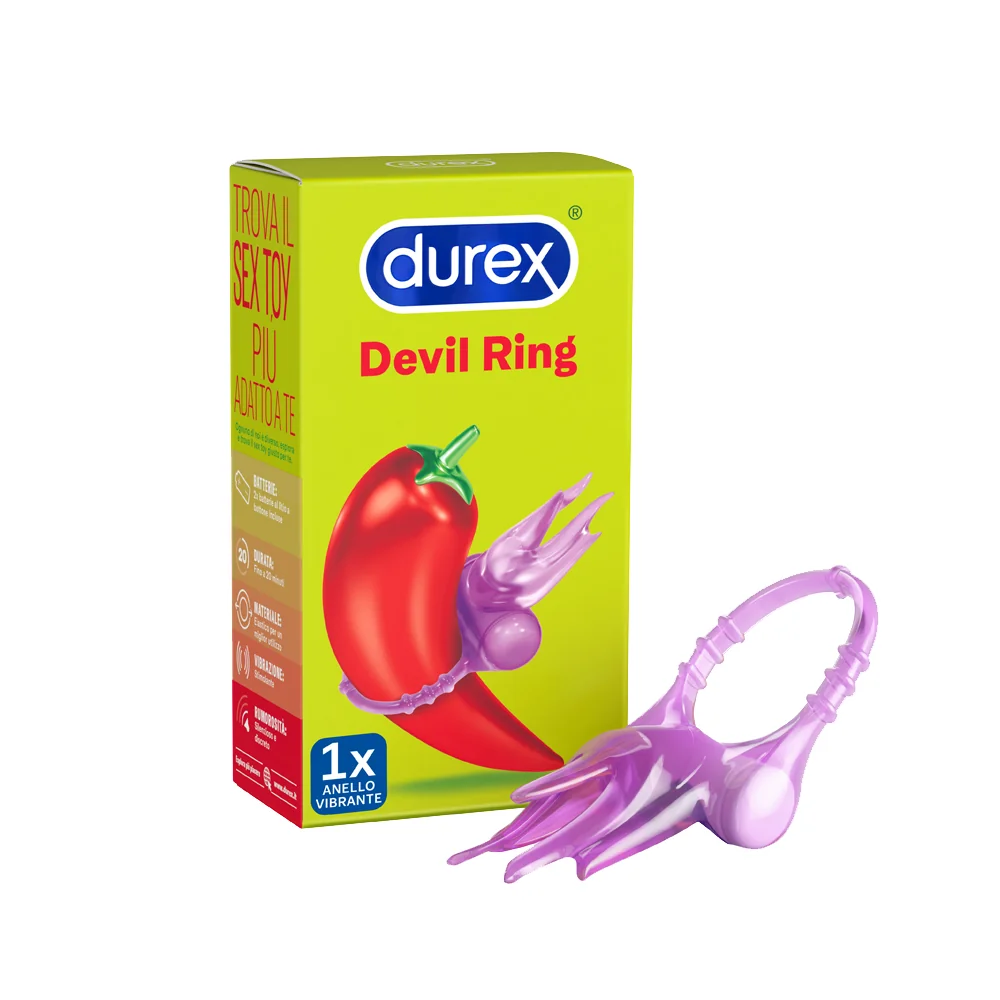 Durex Intense Little Devil Anello Vibrante Stimolazione Clitoride