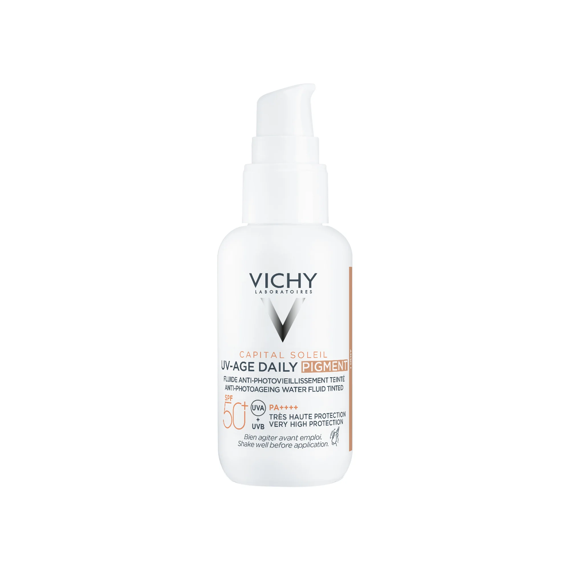 Vichy Capital Soleil Uv-Age Tinted SPF 50+ 40 Ml Fluido Anti Foto-Invecchiamento