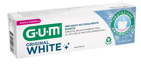 Gum Original White Dentifricio Sbiancante 75 Ml