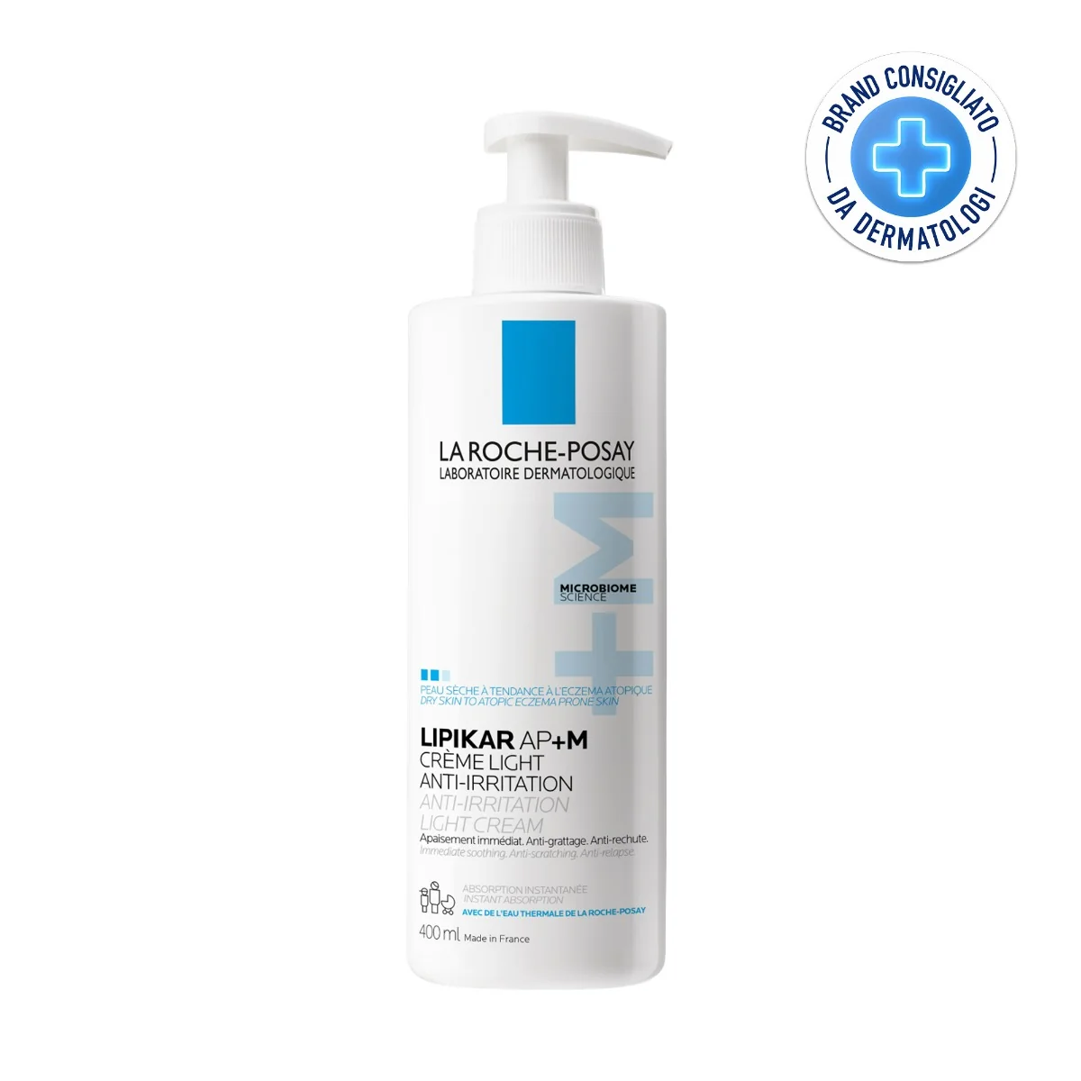 Lipikar Balsamo Leggero Ap+M 400 Ml Flacone con Dosatore
