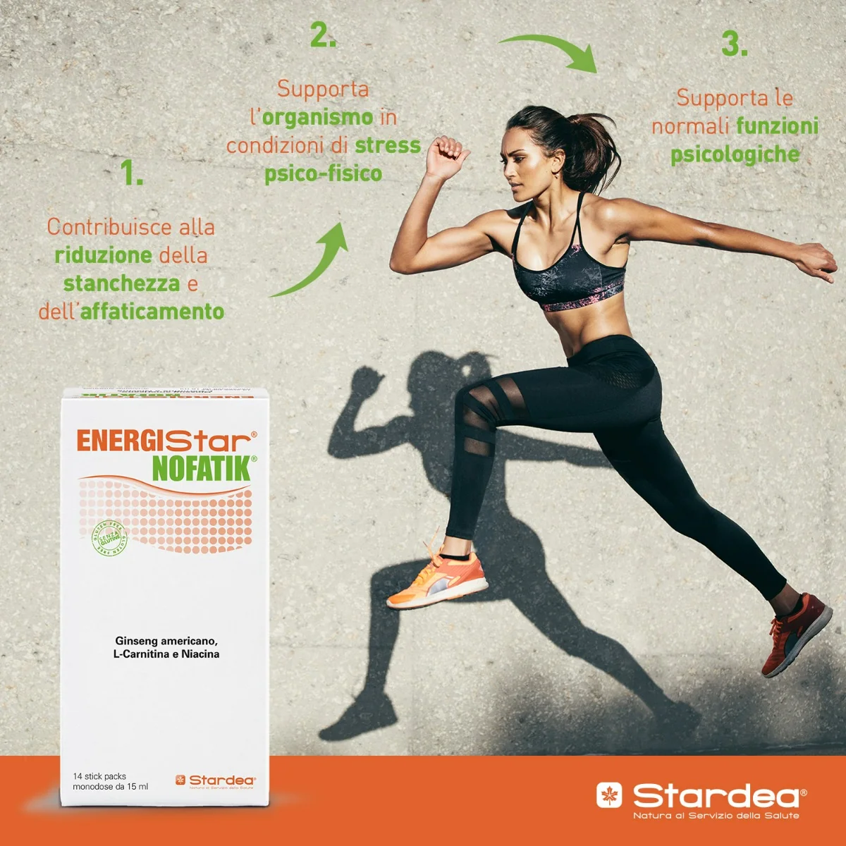 Energistar Nofatik 14 Stickpacs 15 ml Integratore Energetico