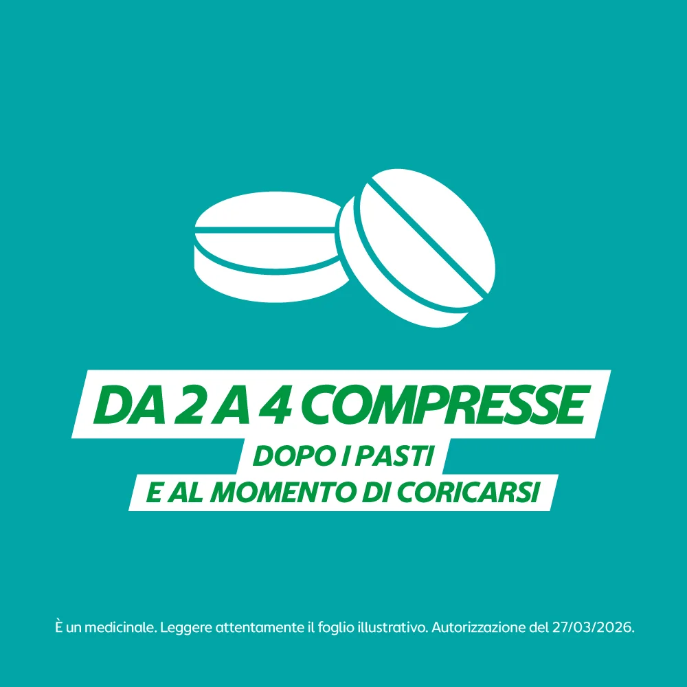 Gaviscon Compresse Masticabili Aroma Menta 250 mg + 133,5 mg 24 Compresse Per Bruciore di Stomaco