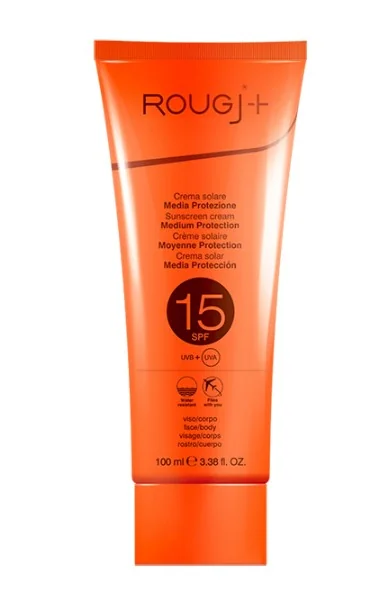 Rougj Solare Spf 15 100 ml Protezione solare viso e corpo
