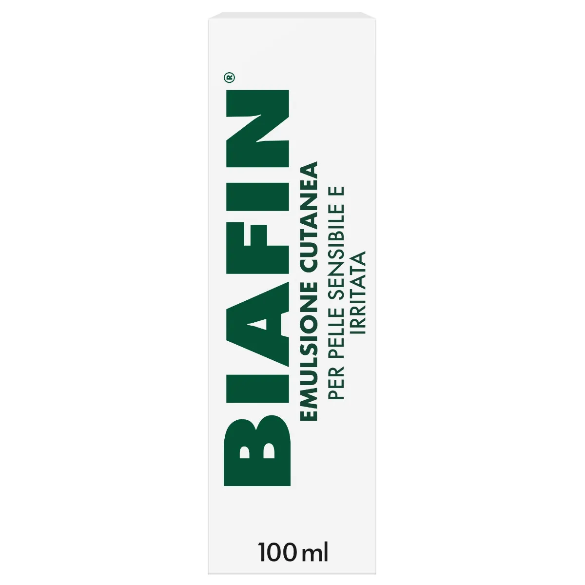 Biafin Emulsione Cutanea 100 ml Idratante ed Emolliente