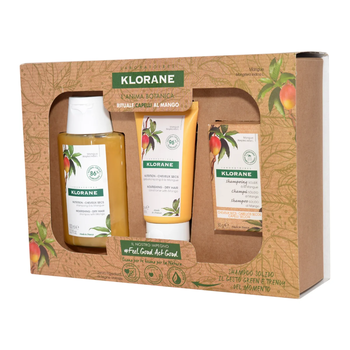 Klorane Trattamento Capelli Mango Nutrimento Intenso