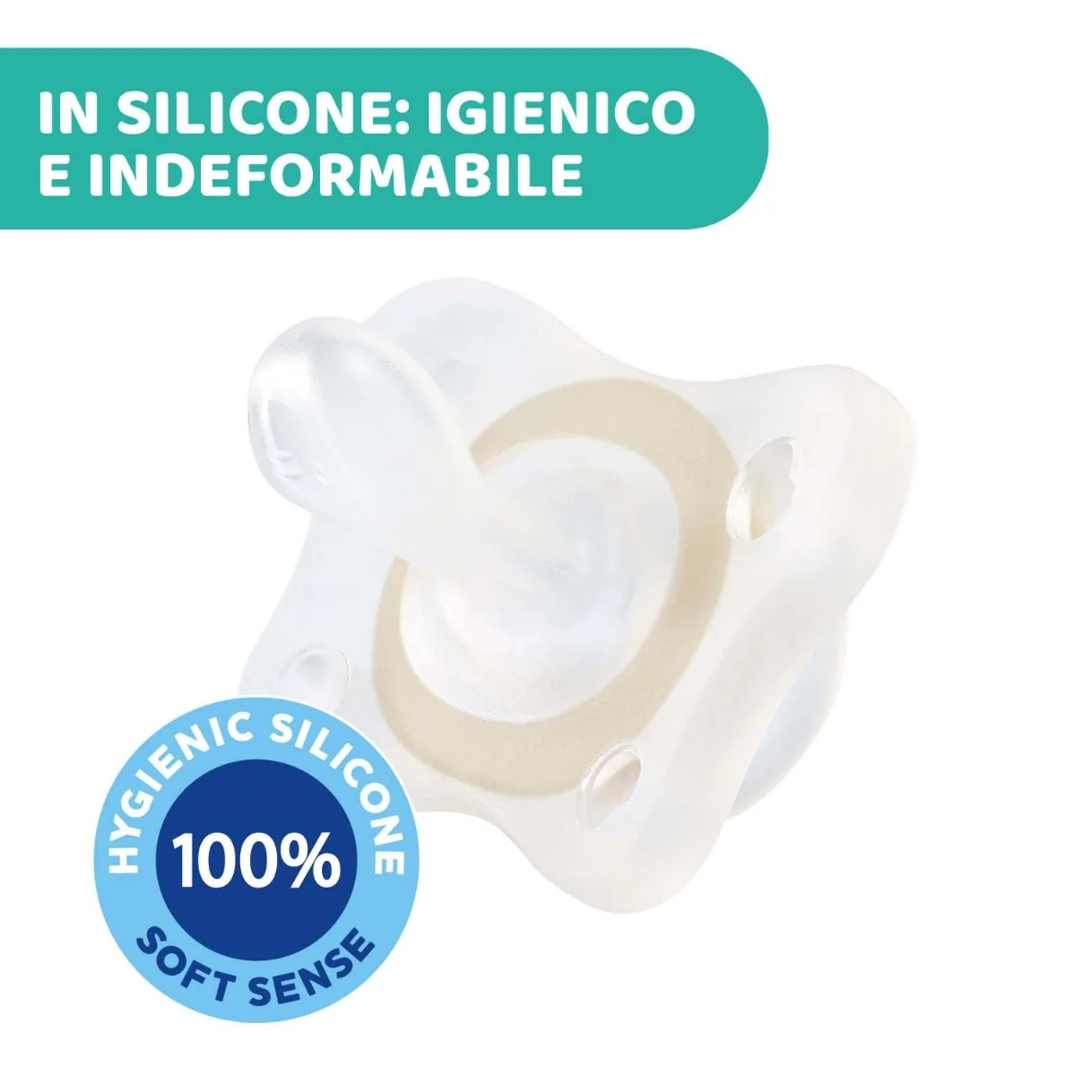 Chicco Gommottino Lumi Sil 2-6M 2P