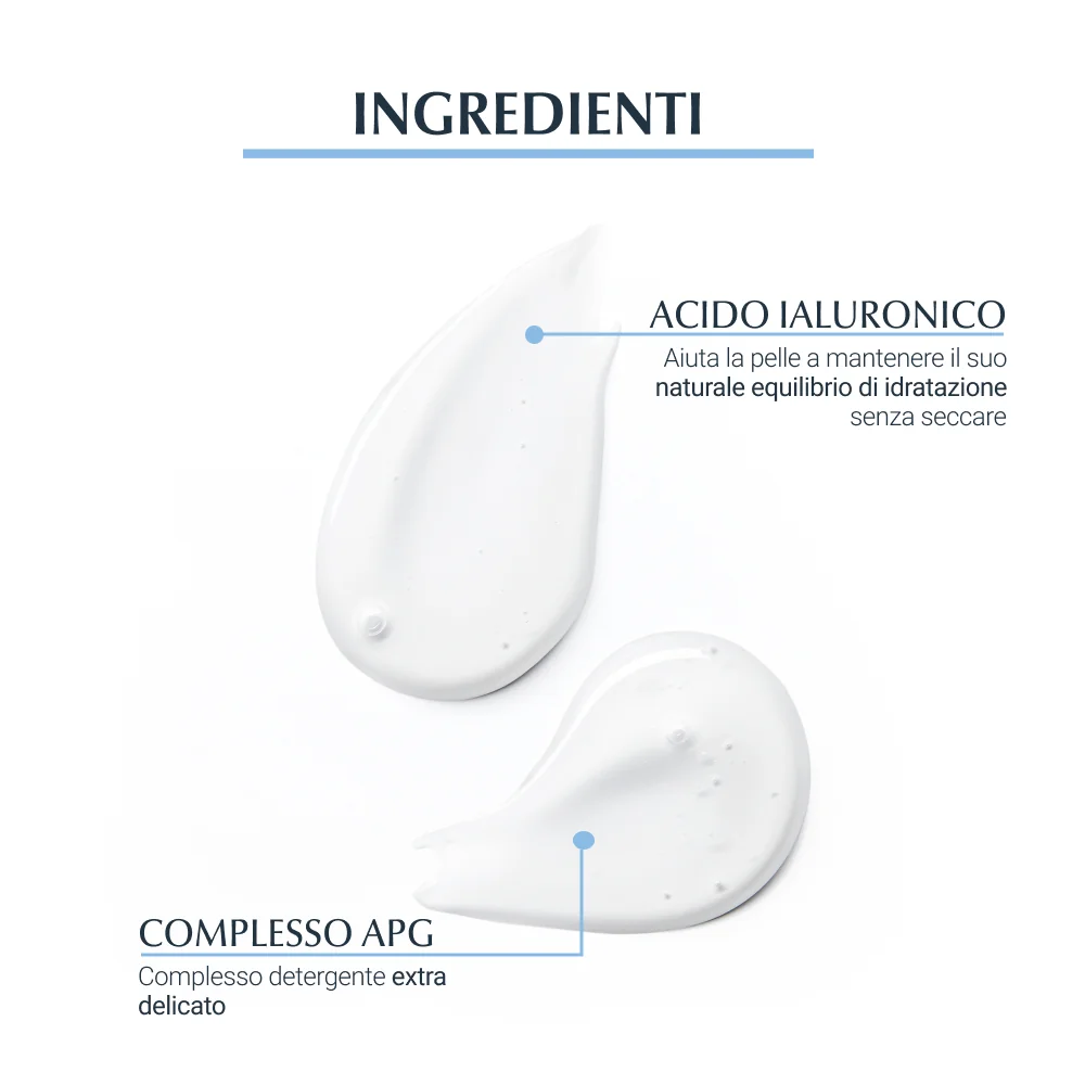 Eucerin DermatoClean Hyaluron Gel Detergente Viso 200 ml Pelle Sensibile
