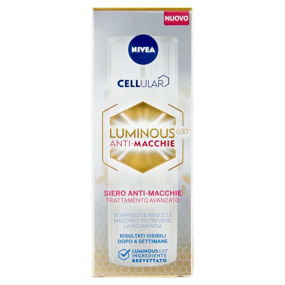 Nivea Cellular Luminous630 Anti-Macchie Siero Viso Trattamento Avanzato Siero Anti-Macchie