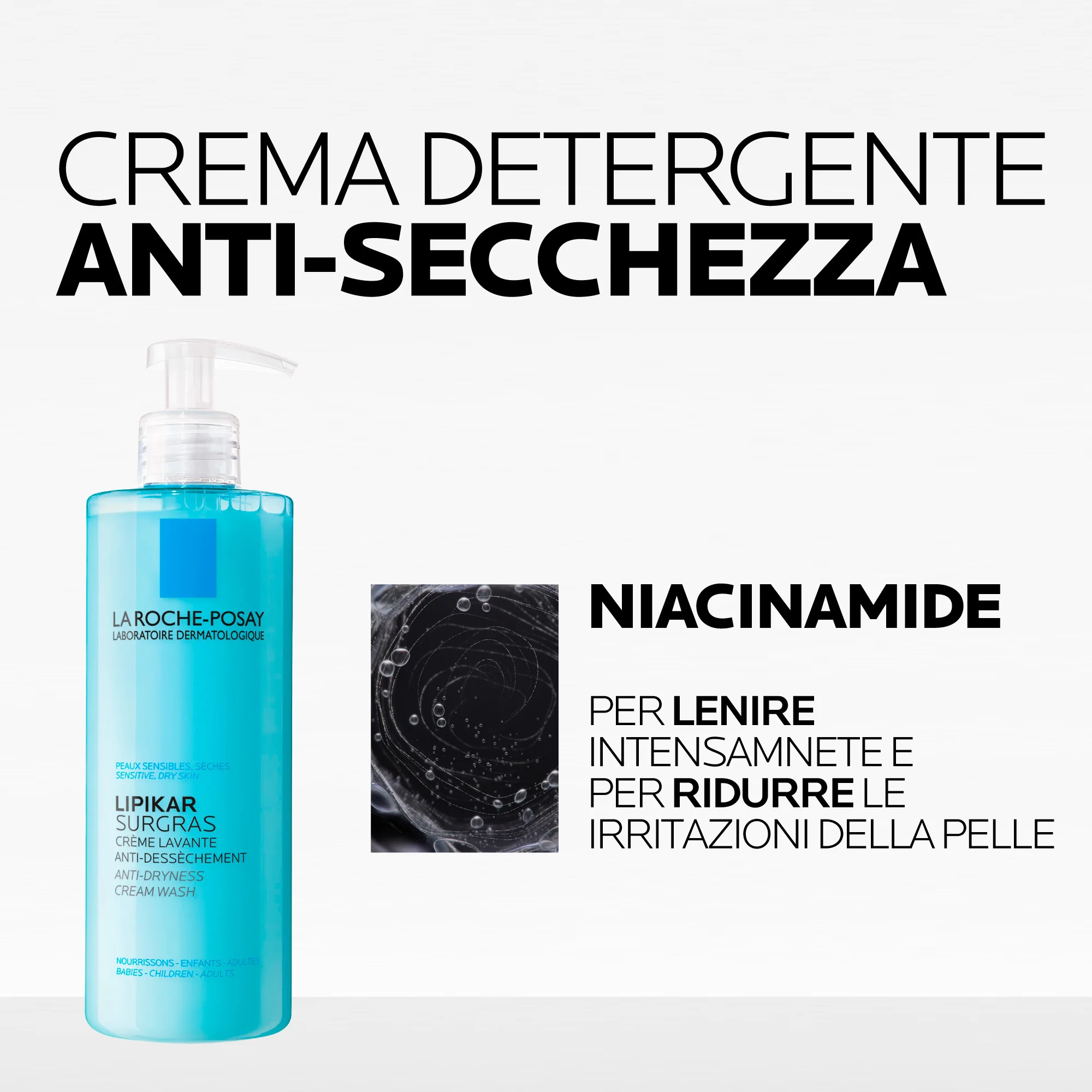 La Roche Posay Lipikar Surgras Docciacrema 400 Ml Detergente corpo