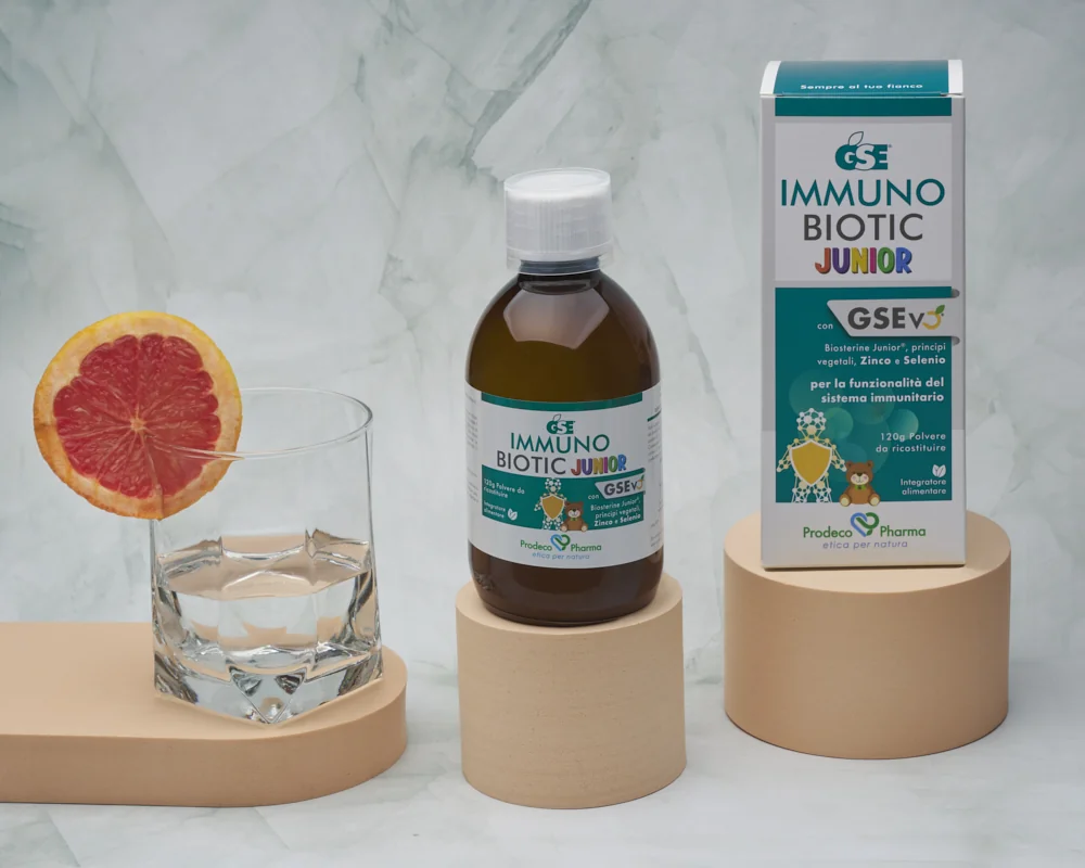 Gse Immunobiotic Junior Polvere 120 Gr favorisce l’equilibrio fisiologico