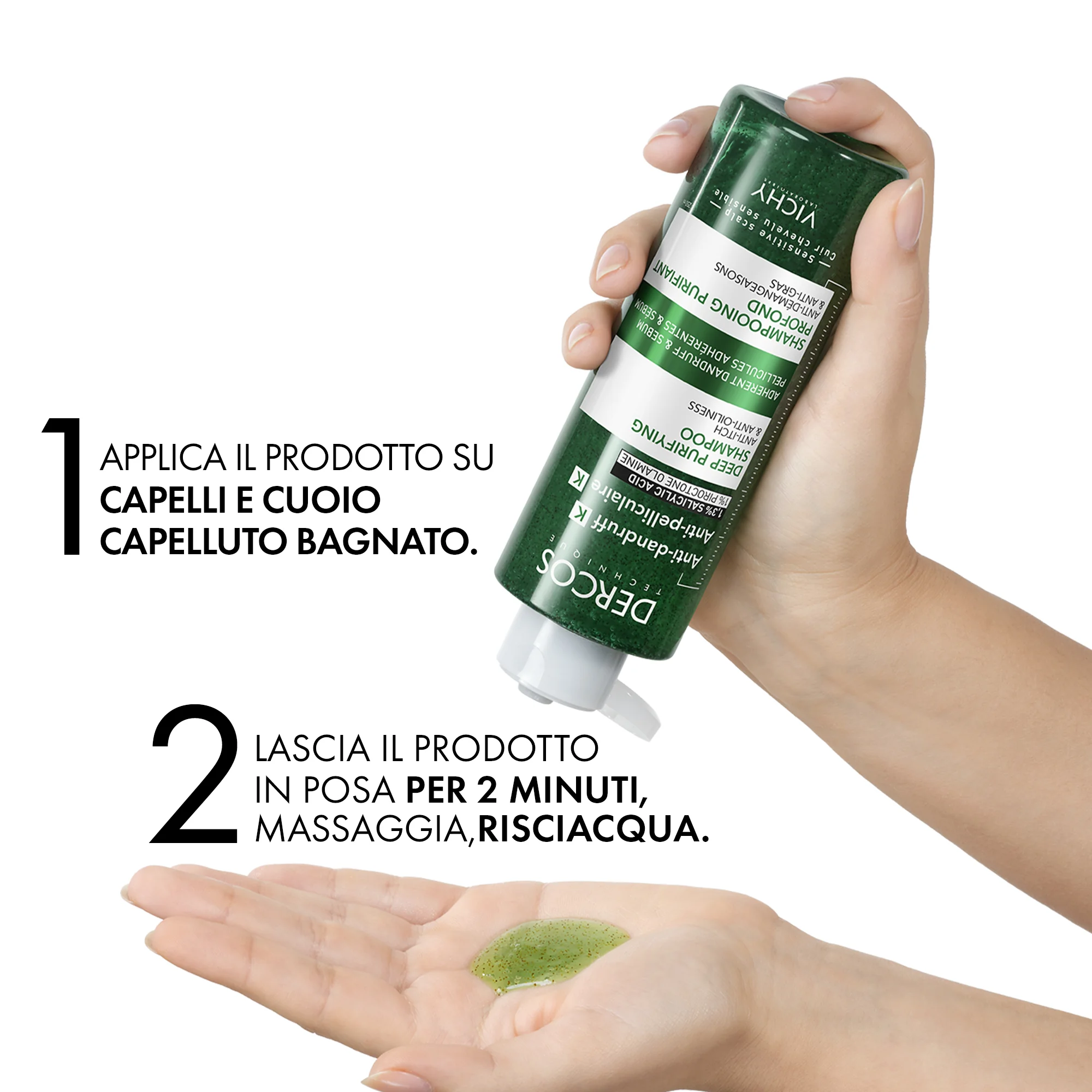 Vichy Dercos Antiforfora K Shampoo Purificante Intensivo 250 ml Trattamento antiforfora