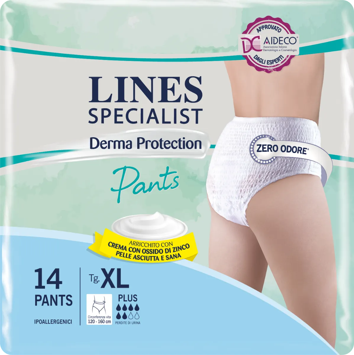 Lines Specialist Derma Pants Plus XL14 pezzi
