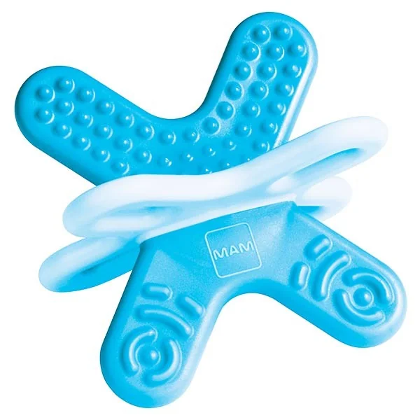 Suavinex Anello Dentizione Step 2 +4 Mesi Farfalla Azzurra Massaggiagengive