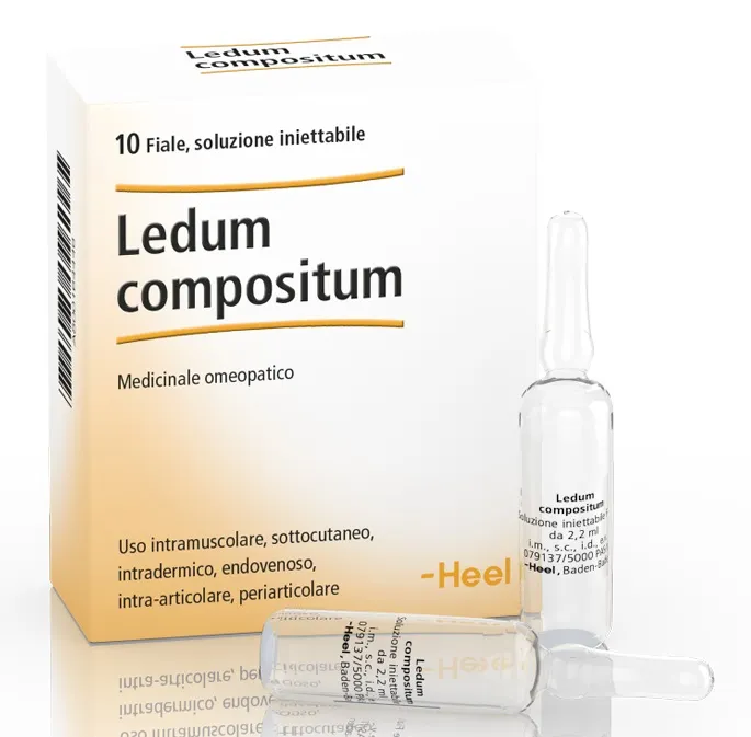 Heel Ledum Compositum 10 Fiale Da 2,2 ml L'Una