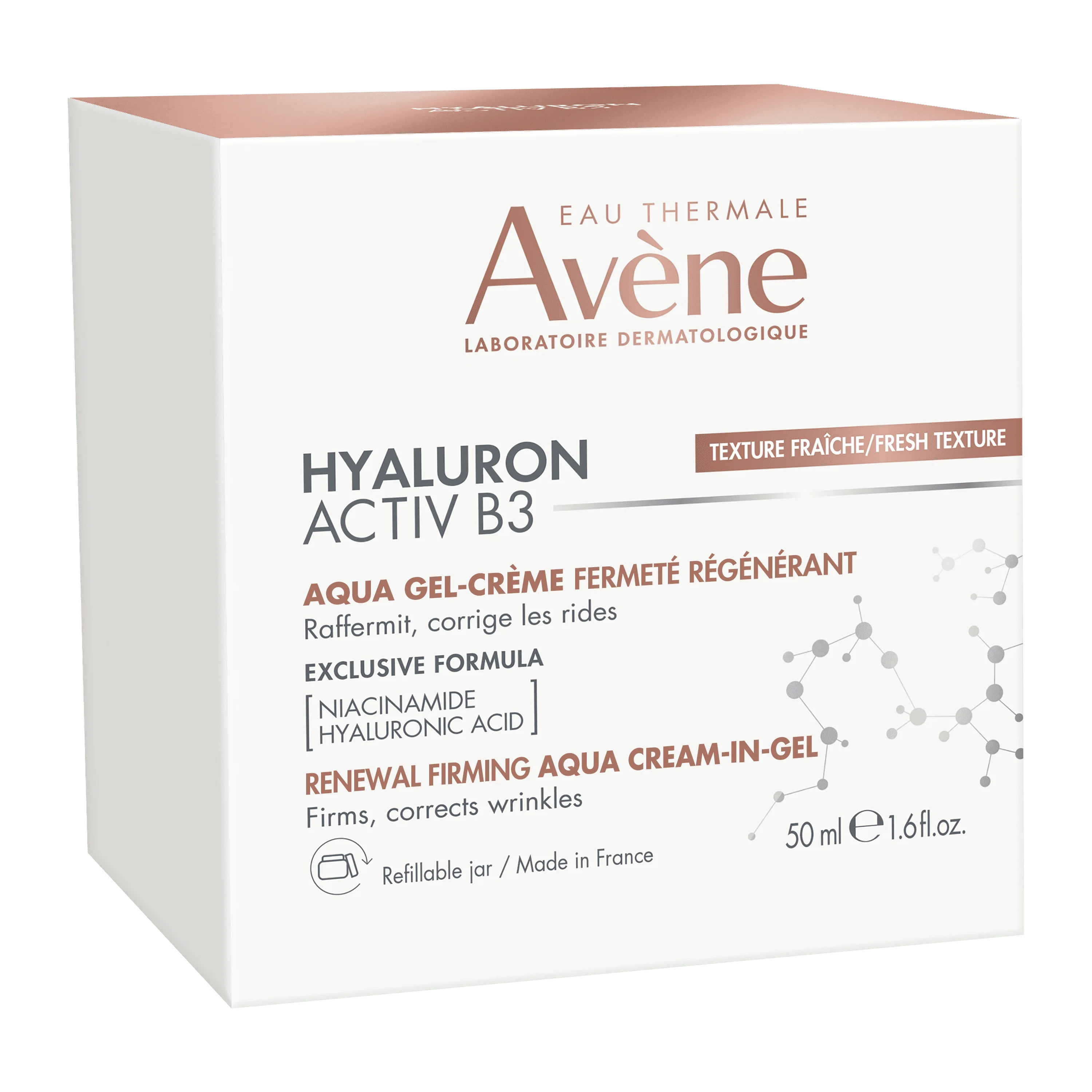 Eau Thermale Avène Hyaluron Activ B3 Aqua Gel-Crema rigenerazione cellulare anti-età 50 ml Rigenerazione Cellulare
