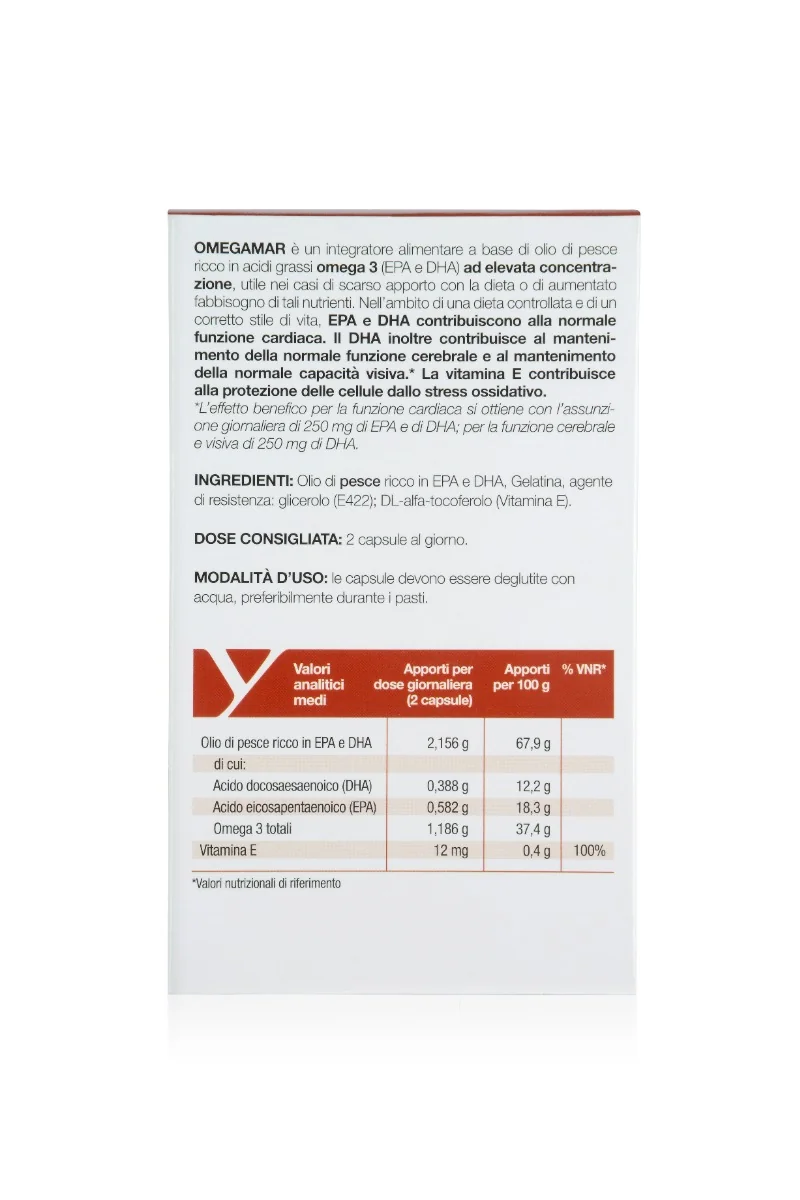 Omegamar 60 Capsule Integratore di EPA e DHA