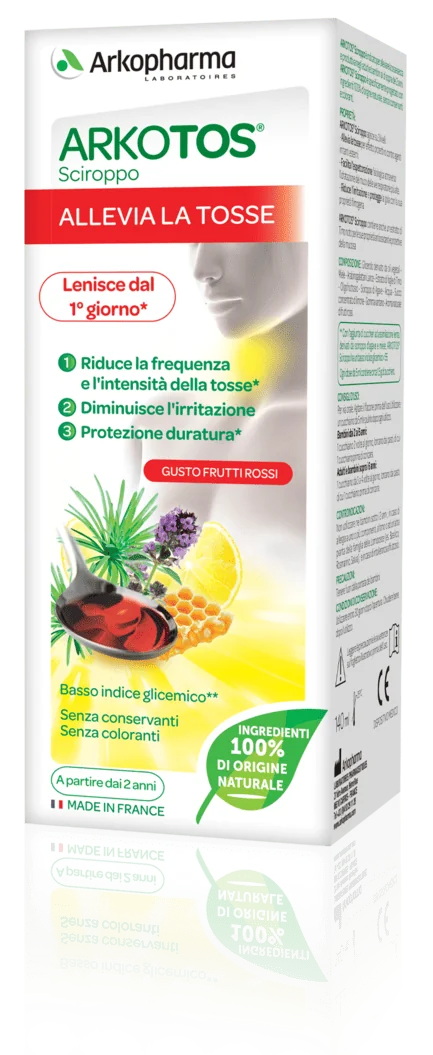 Arkopharma Arkotos Sciroppo 140 ml Tosse Secca e Tosse Grassa