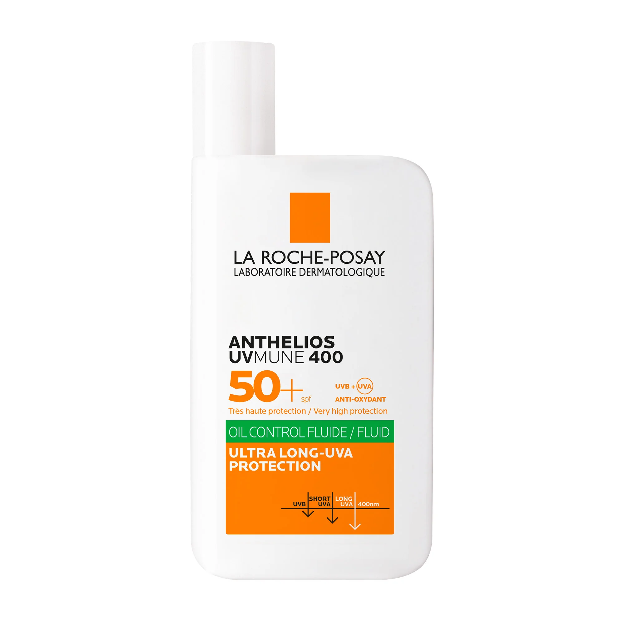 La Roche-Posay Anthelios UVMune 400 Fluido Oil Control SPF50+ 50 ml Solare Viso Ideale per la pelle grassa