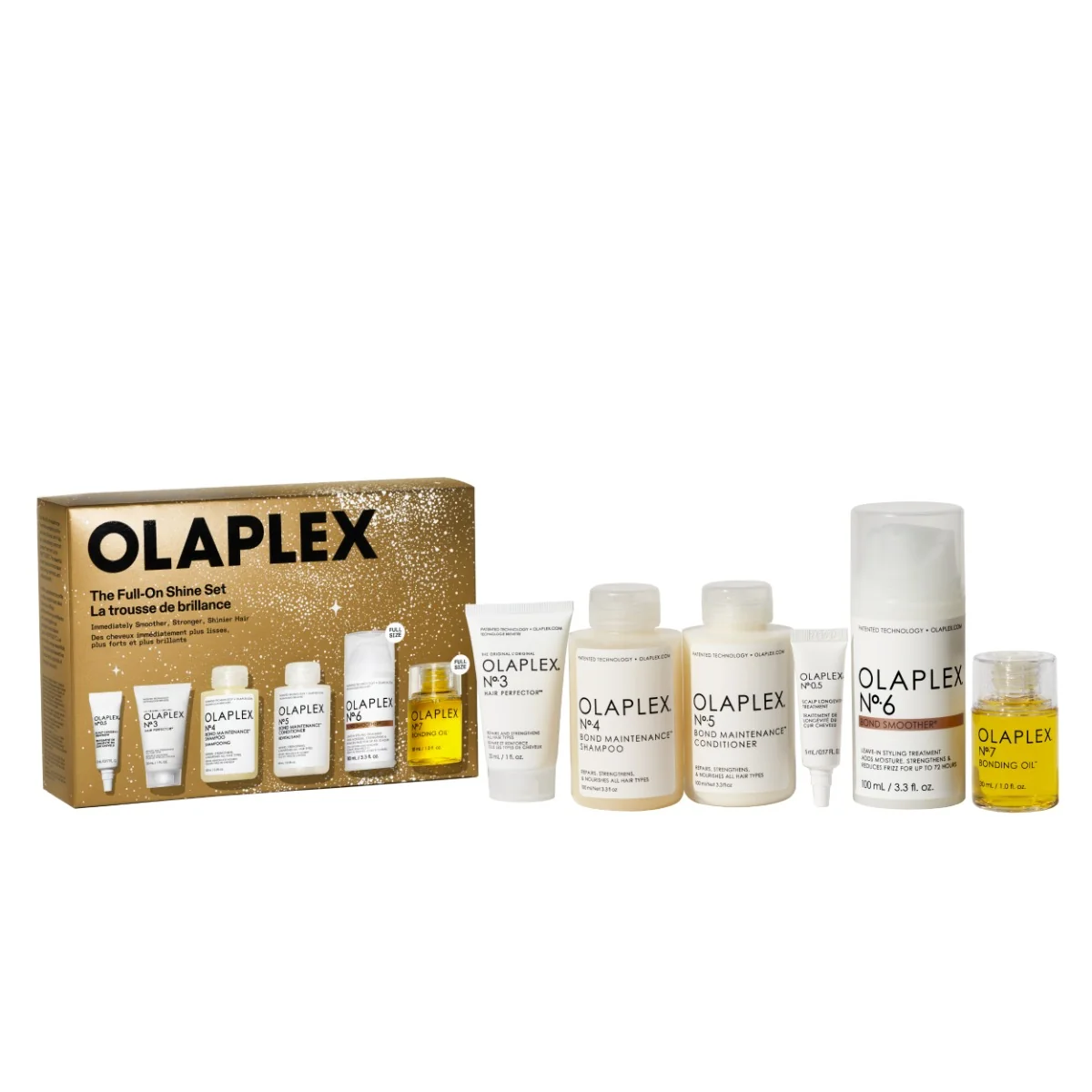 Olaplex The Full-On Shine Set 2025 Holiday Trattamento Completo per Capelli