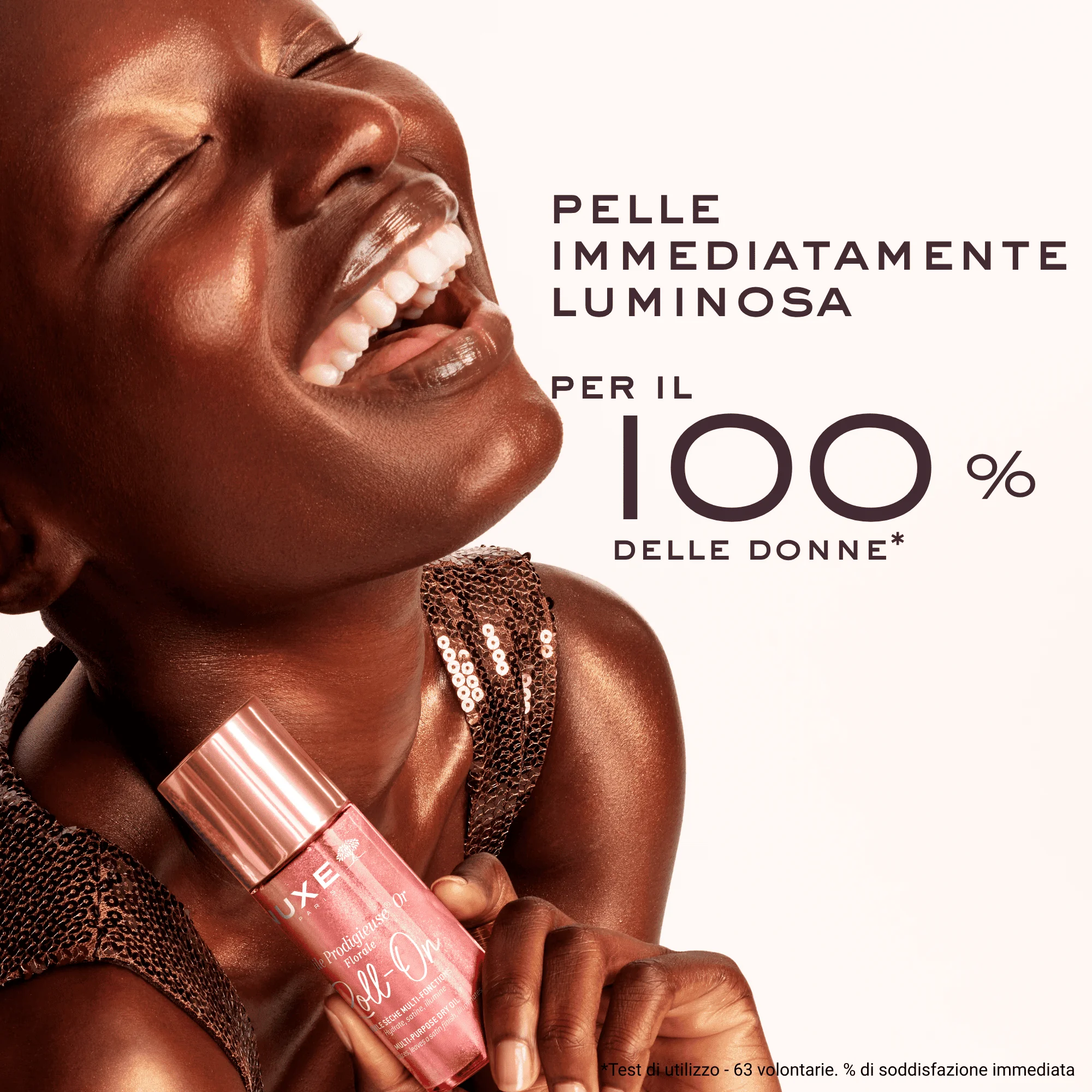Nuxe Huile Prodigieuse Roll-On Or Florale 60 ml Effetto Rosa Dorato