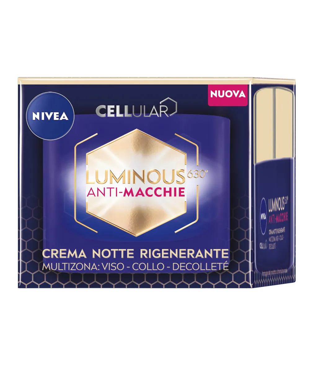 Nivea Cellular Luminous Crema Antimacchie Notte 50 ml Viso, collo e decolleté