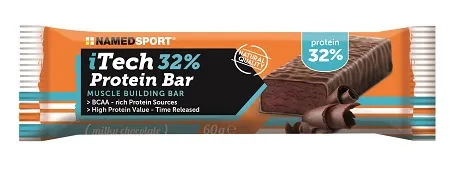 Named Sport ITech 32% Proteinbar Milky Chocolate Barretta Proteica 60 g