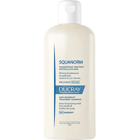 Ducray Squanorm Shampoo Trattante Forfora Secca 200 ml Shampoo Lenitivo