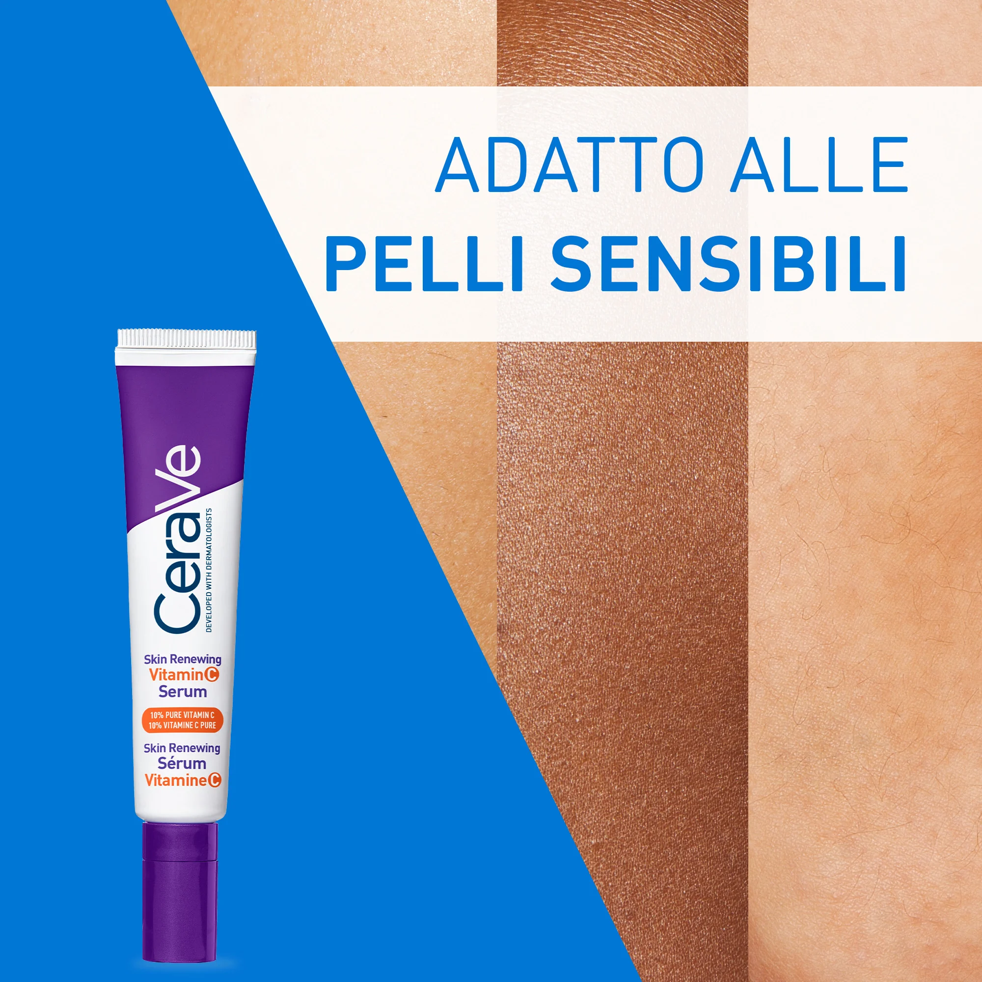 CeraVe Skin Renewing - Siero Viso con Vitamina C Illuminante e Antiossidante, 30 ml Antiage