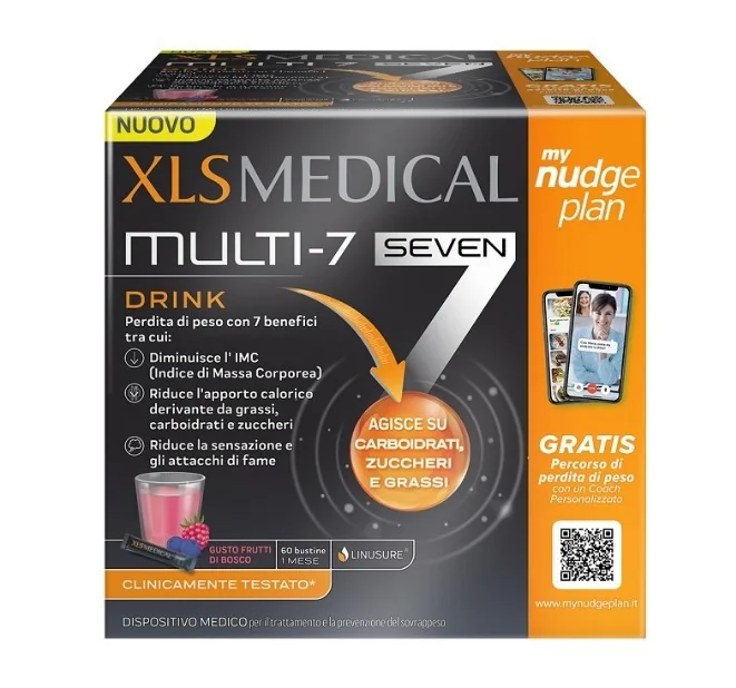 XLS Medical Multi7 Drink 60 Bustine Clinicamente Testato