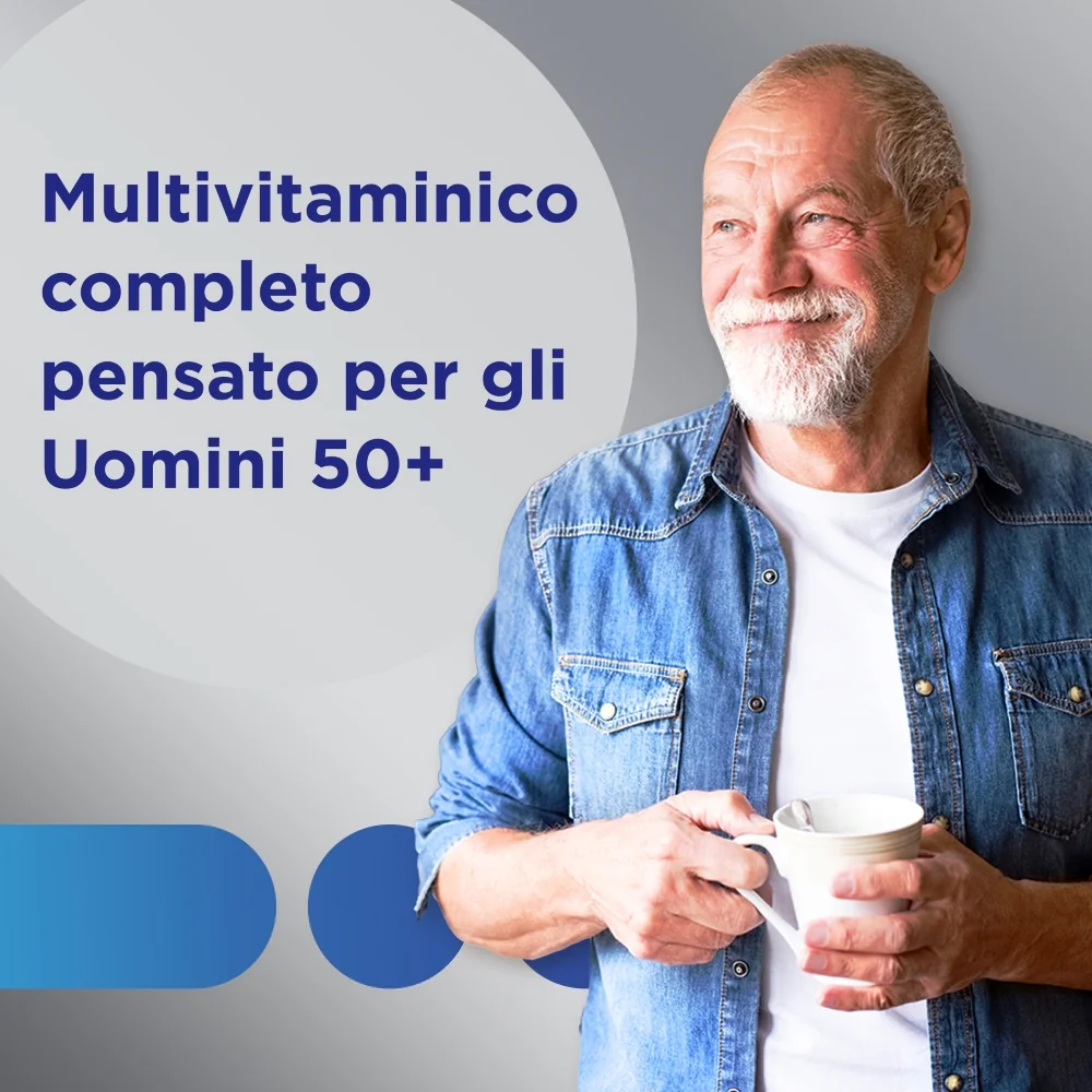 Multicentrum Uomo 50+ 30 Compresse Integratore Multivitaminico