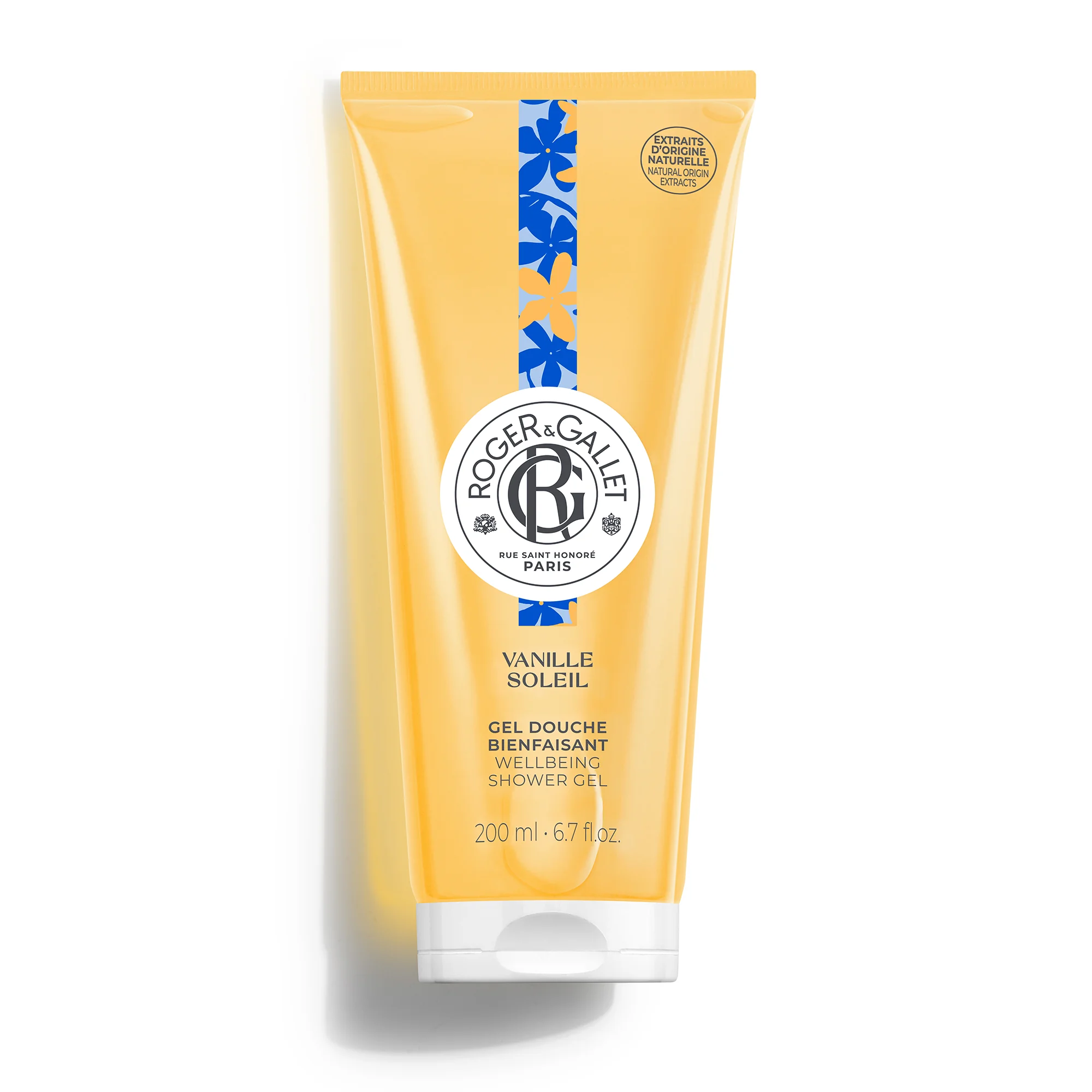 Roger&Gallet Vanille Soleil Gel Doccia 200 Ml Gelsomino Vaniglia e Ylang Ylang