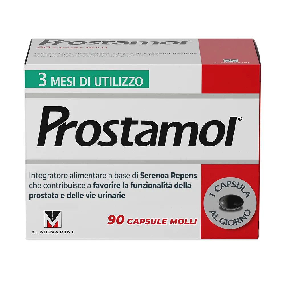 Prostamol 90 Capsule Molli Integratore Prostata e Vie Urinarie